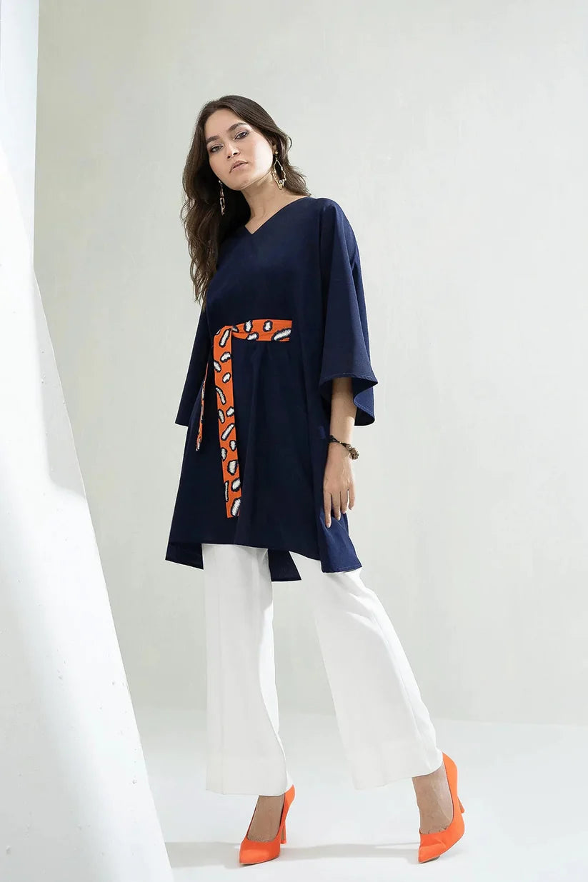 Celestial Navy Kimono Wrap Co-ord Set