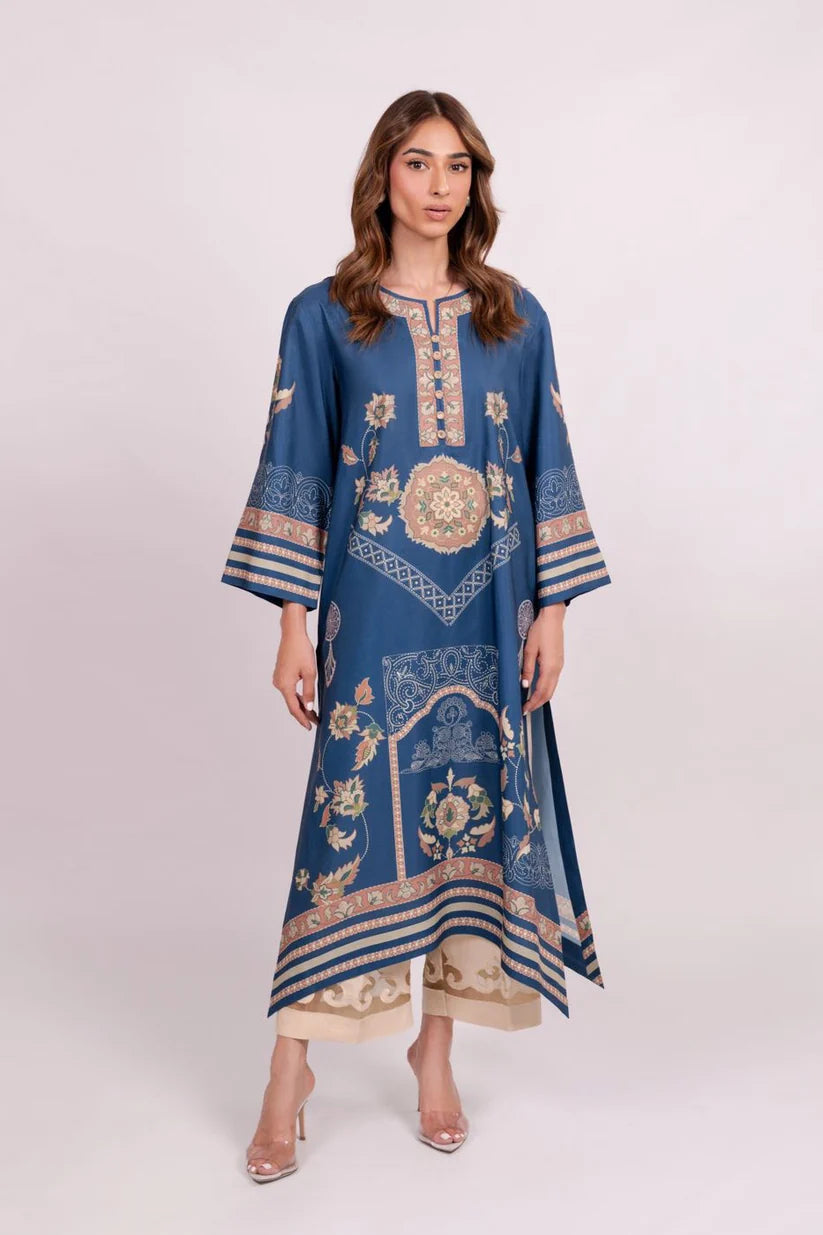 Royal Sapphire Vintage Medallion Printed Co-ord Set