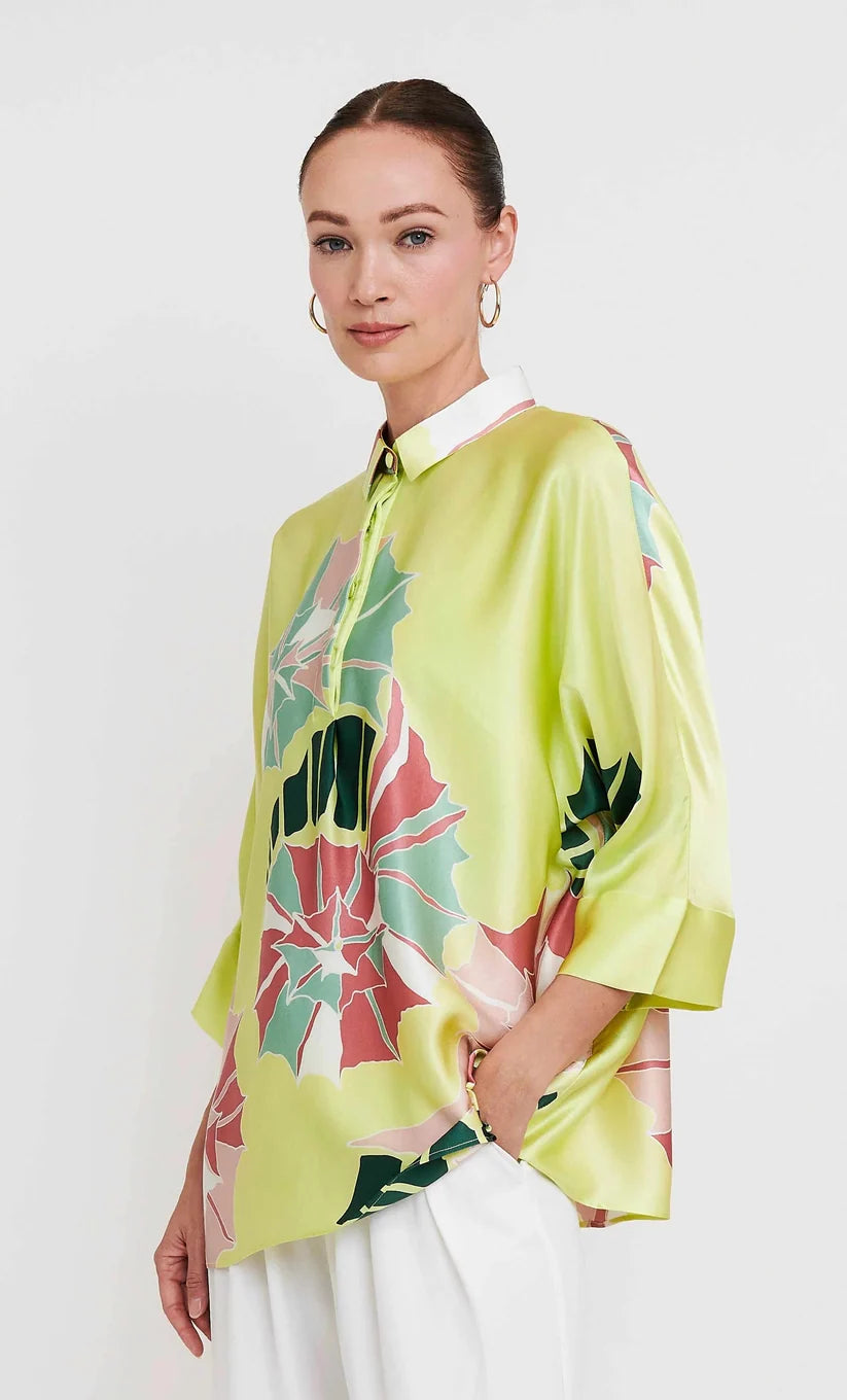 Lime Sorbet Tropical Shirt