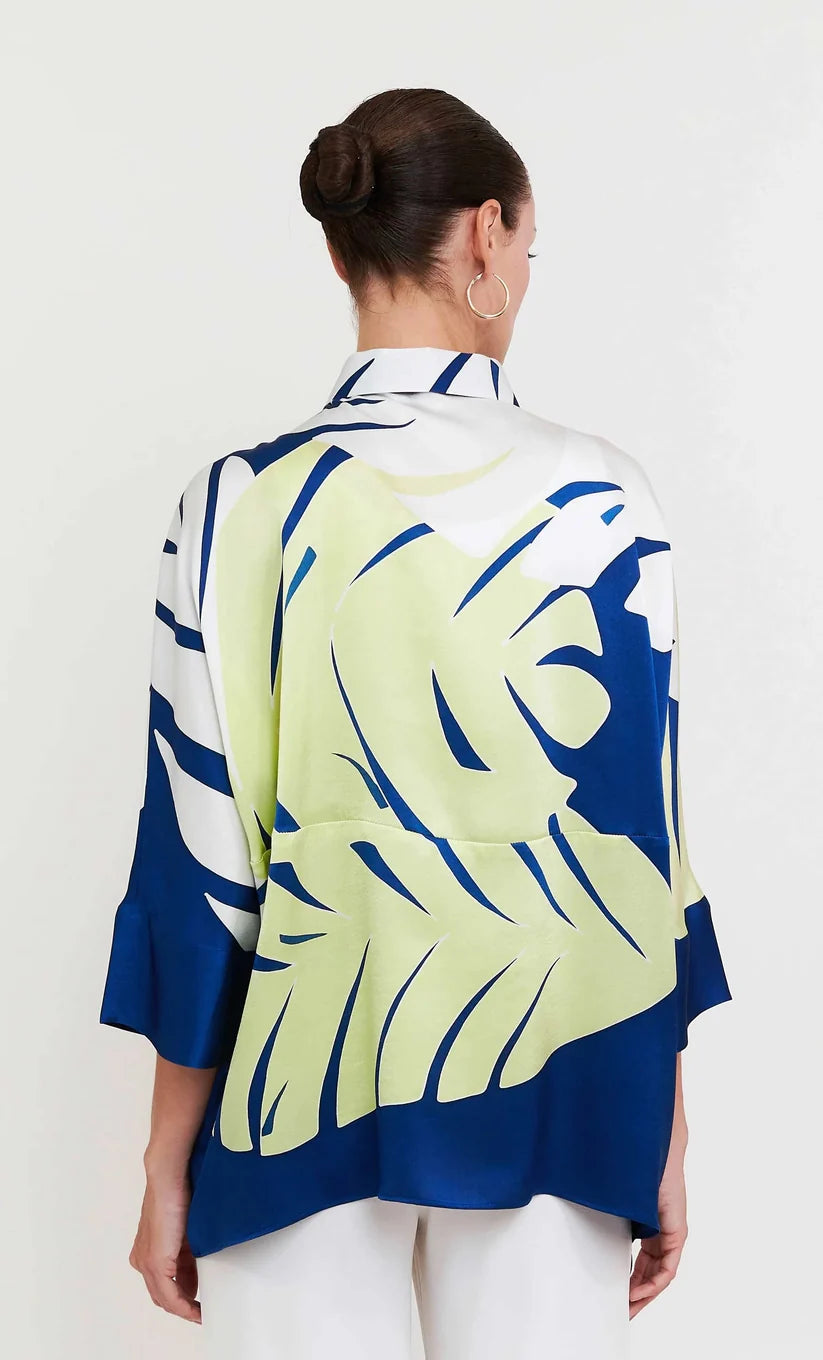 White Palms Abstract Shirt