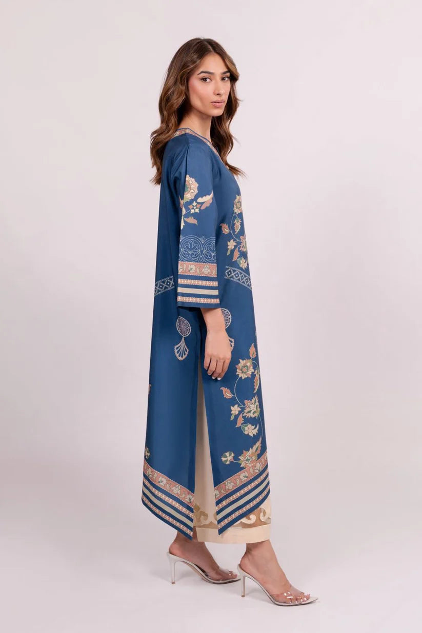 Royal Sapphire Vintage Medallion Printed Co-ord Set