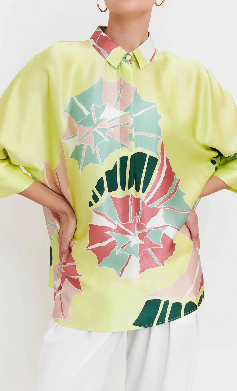 Lime Sorbet Tropical Shirt
