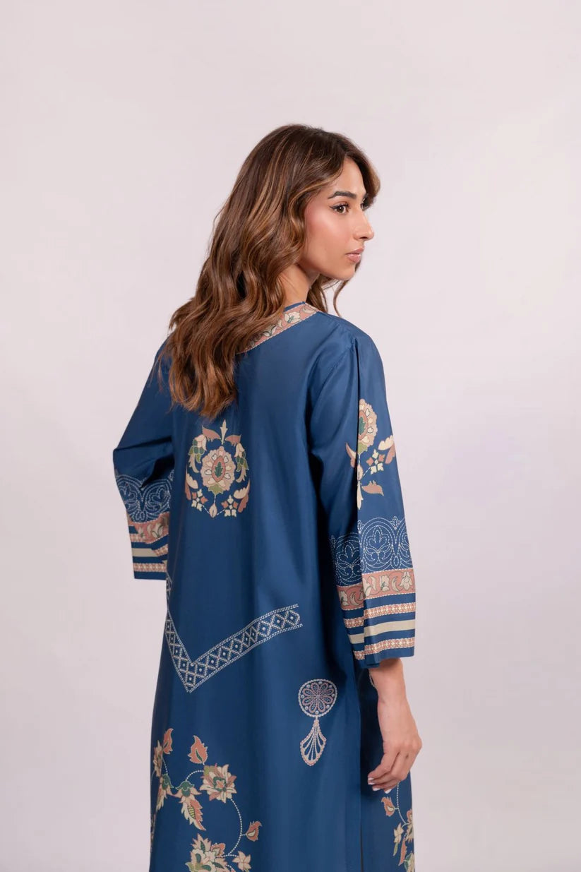 Royal Sapphire Vintage Medallion Printed Co-ord Set