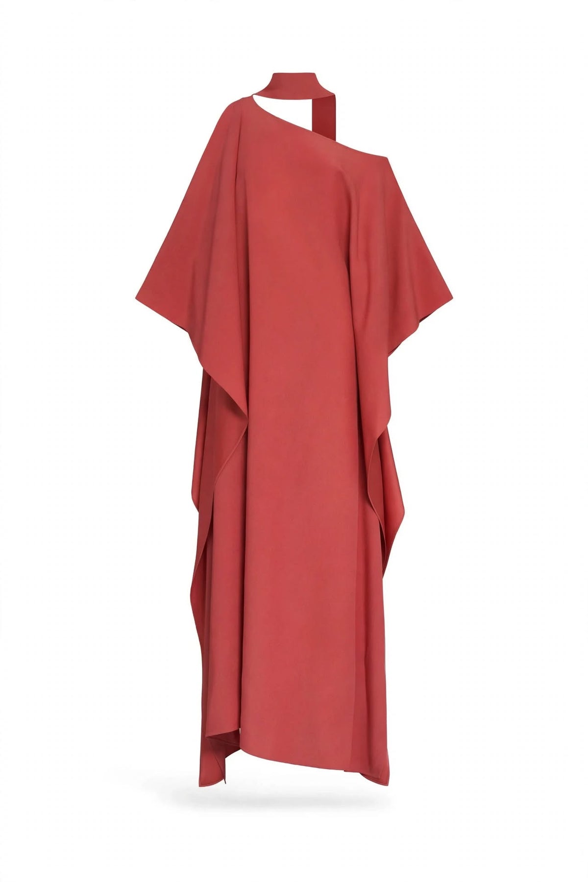 Draped Asymmetrical Kaftan Dress