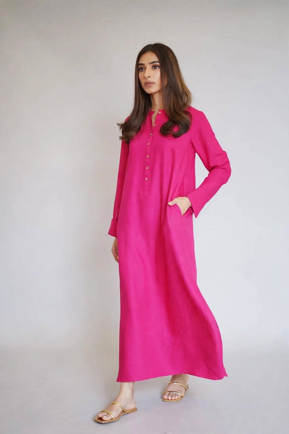 The Everyday Button-Down long Co-ords