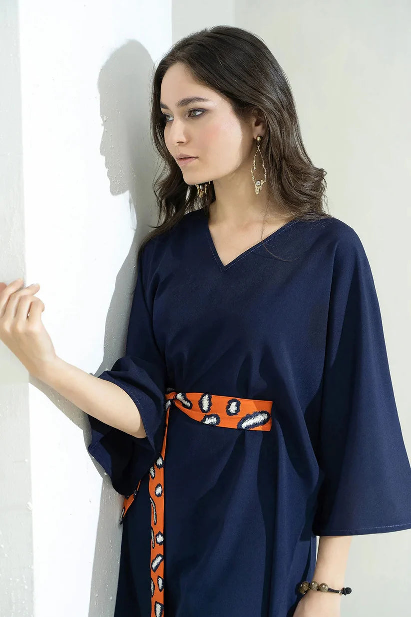 Celestial Navy Kimono Wrap Co-ord Set