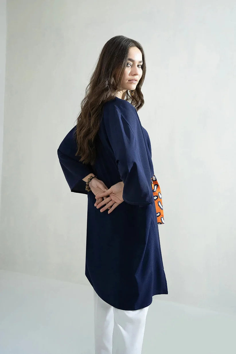 Celestial Navy Kimono Wrap Co-ord Set