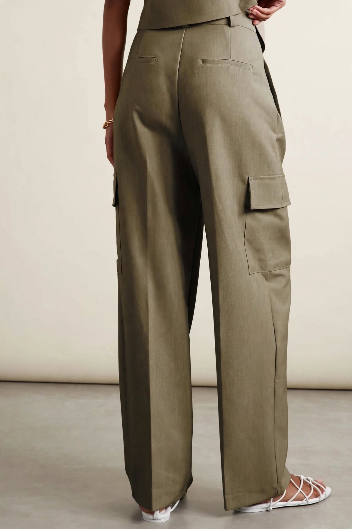AURA Asymmetric Vest & Wide-Leg Cargo Co-ord Set
