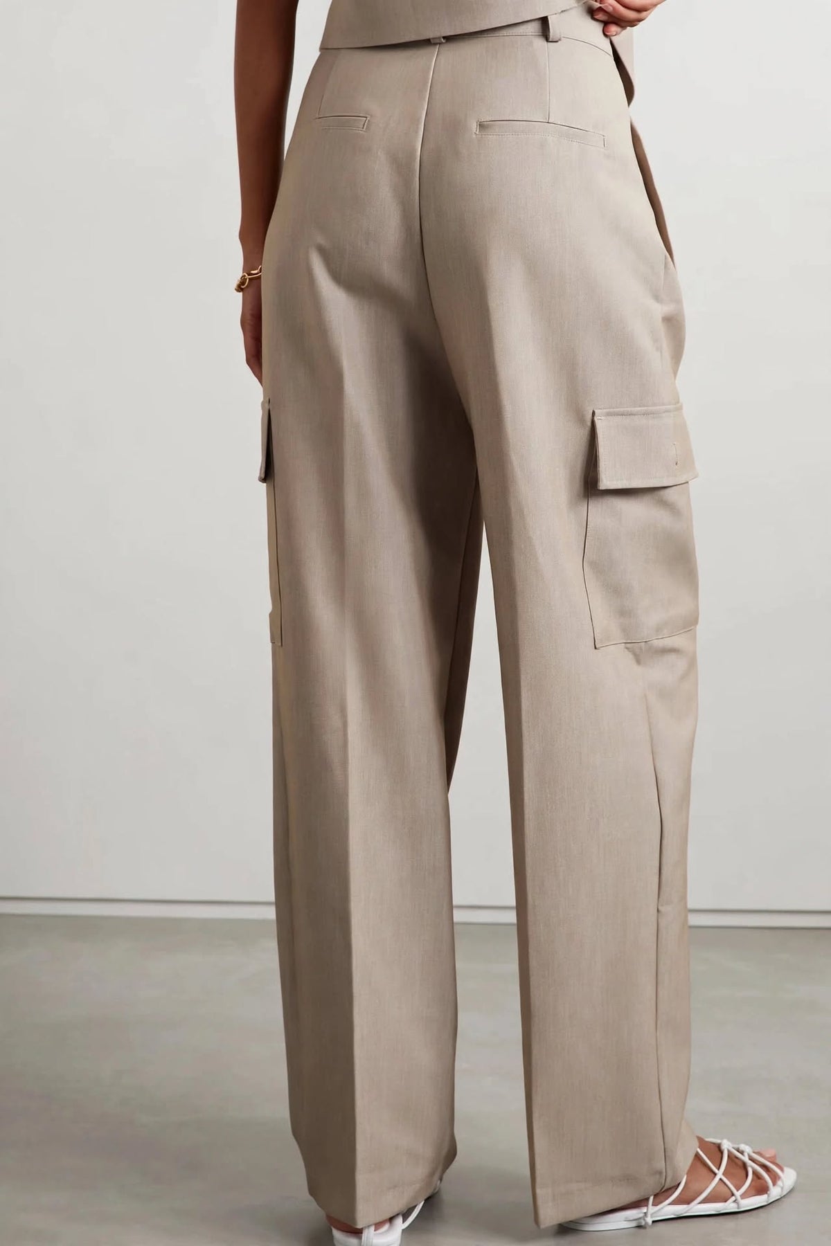 AURA Asymmetric Vest & Wide-Leg Cargo Co-ord Set