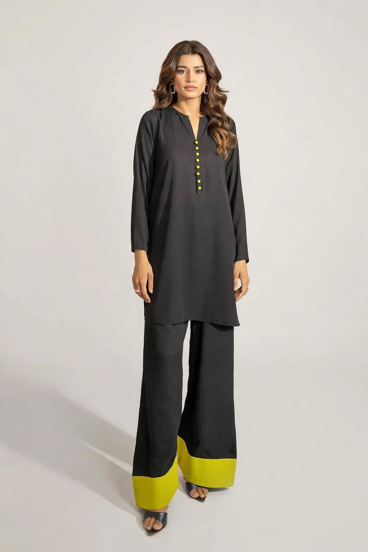 Black & Lime Co-Ord Set