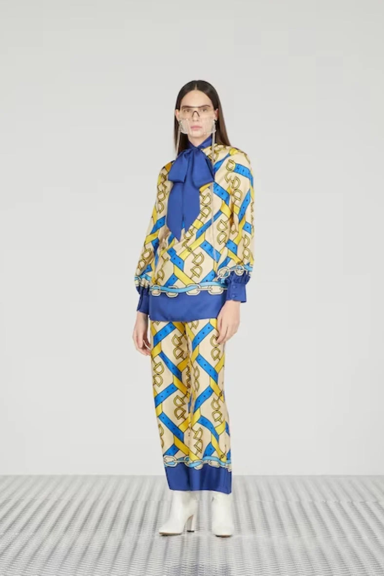 Royal Vintage Bow-Tie Co-ord Set