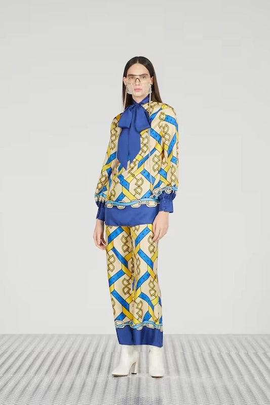 Royal Vintage Bow-Tie Co-ord Set