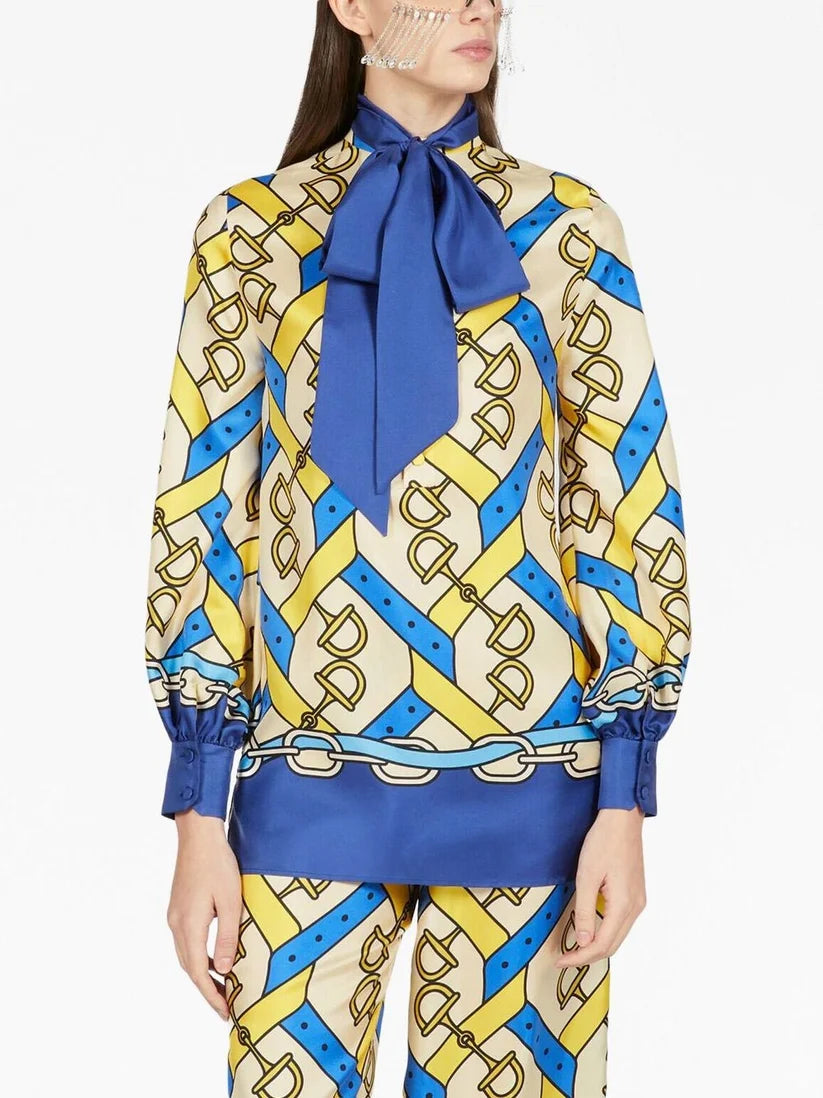 Royal Vintage Bow-Tie Co-ord Set